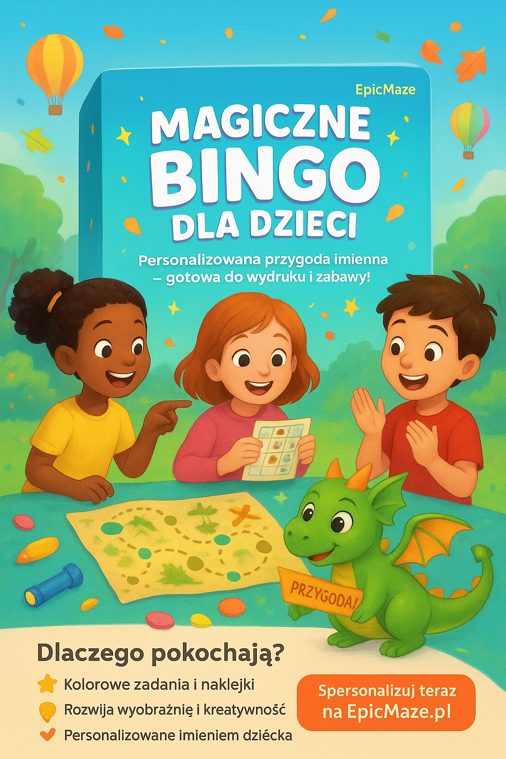 Personalizowana Gra dla Dzieci — ZIMOWA EDYCJA