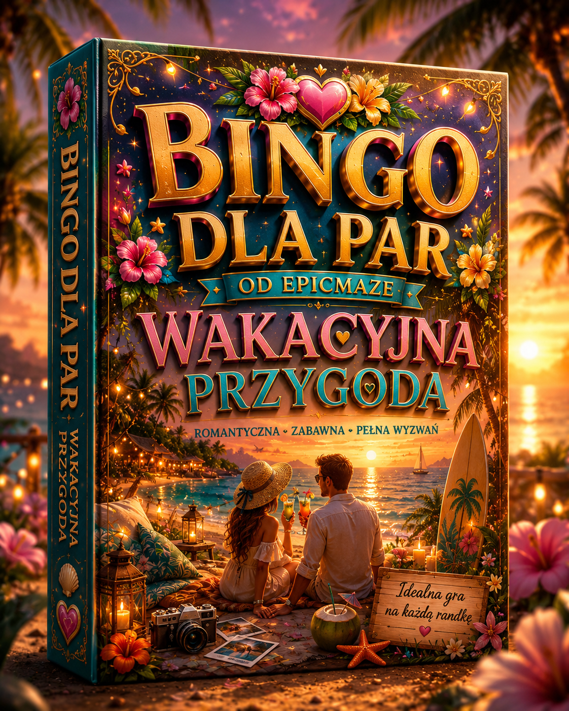 PERSONALIZOWANE BINGO DLA PAR – 🌞WAKACYJNA PRZYGODA