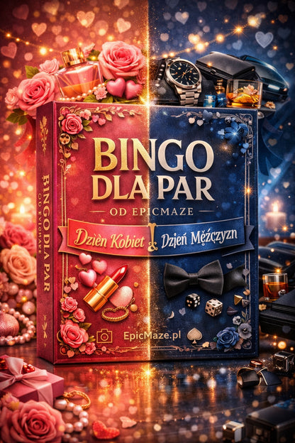 Personalizowana gra dla Par ❤️
Dzień Kobiet & Dzień Mężczyzn + DARMOWY E-BOOK
